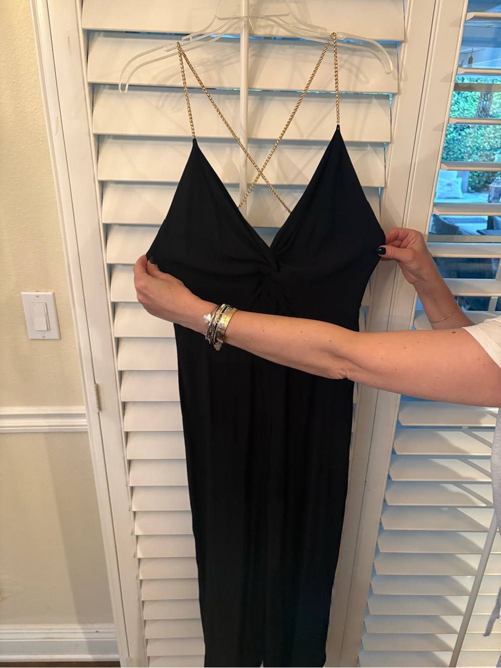 ba&sh Black Dress with Subtle Detailing